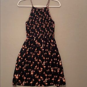 Xhilaration Black Flamingo Dress